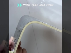 Acqua ondulata Bambù Carbone di legno Veneer Eco-friendly impermeabile Bambù Fibra di Pareti pannelli