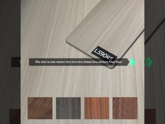 Pannelli di rivestimento in legno di fibra di carbone di bambù pannelli di parete in PVC di marmo Isolamento termico antistatico