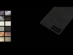 Impiallacciatura di legno in fibra di carbone di bambù di marmo stile lusso leggero personalizzato professionale con consegna rapida