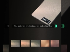 Decorazione degli interni Nuovo materiale bambù carbone legno facciata metallo piastra cristallina di carbonio