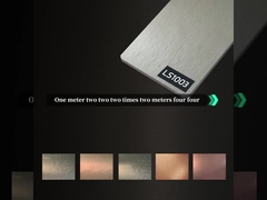 Prodotti di fabbrica di vendita diretta materiali decorativi metallo senza vernice bambù carbone di legno pannelli di facciata