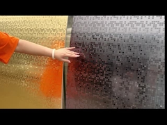 Infissi impermeabili per interni Decorativi Mosaico Bambù Carbone di legno Pannelli di rivestimento