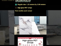 Bambù Carbone di legno Finitura PET Marmo Tessitura Decorativa Pannello di parete PVC Tavola da parete PET