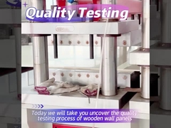 Prova di qualità del prodotto di facciata di legno di bambù a carbone