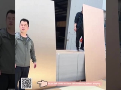 Infissi di alta qualità a prova di fuoco di bambù carbone di legno rivestimento interno flessibile pannello murario di bambù