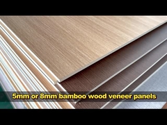 Carbone di legno di bambù Veneer 5 mm/8 mm