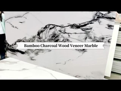 Pannello di marmo per la parete LITTA DI MARMORE ALTO GLOSSO Bambù Carbone di legno Finitura