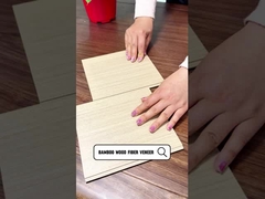 Pannelli di rivestimento interni in fibra di legno di bambù, impiallacciatura di legno di bambù al carbone di bambù, resistenti all'acqua e all'usura