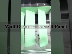 Impiallacciatura moderna in legno di bambù al carbone di marmo