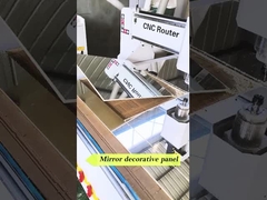 Ambientale Interni Bambù Carbone di legna Specchiatura Pannelli murali PVC Specchiatura Legno Rivestimento