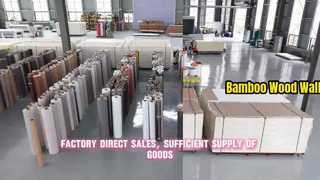 Pannello da parete in marmo e legno di bambù