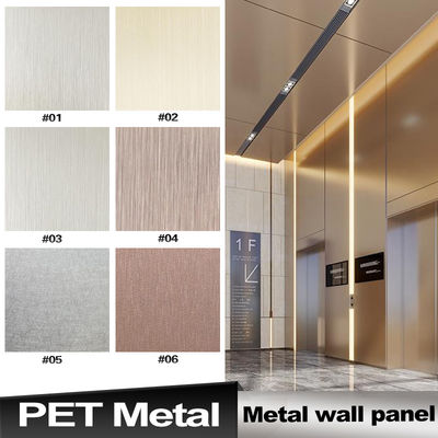5 / 8mm Thickness Bamboo Charcoal Wood Veneer PVC Carbon Crystal Wallboard