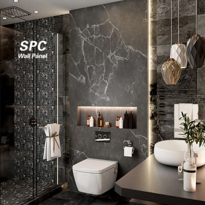 SPC Wall Panel Wear Resistant Pvc Marble Wall Panels For Apartment