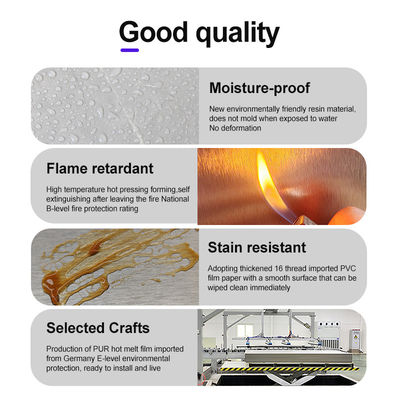 SPC Wall Panel Marble New Product Ideas 600*2400mm Waterproof and flame retardant PVC Stone Plastic Seamless Board eco-friendly Shower Bathroom Decoration