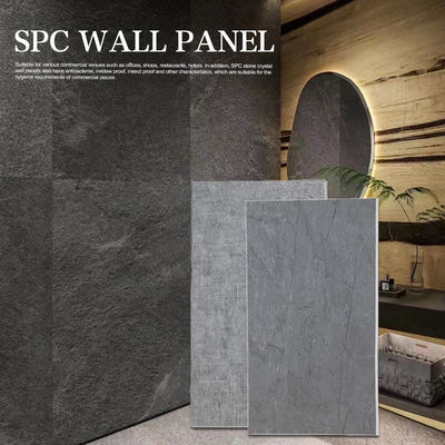 SPC Wall Panel Marble New Product Ideas 600*2400mm Waterproof and flame retardant PVC Stone Plastic Seamless Board eco-friendly Shower Bathroom Decoration