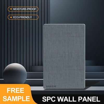 SPC Wall Panels 600*2440*4mm Waterproof And Moisture-Resistant Stone Plastic Composite Eco-Friendly PVC Plastic Boards For Commercial Spaces Wet Rooms