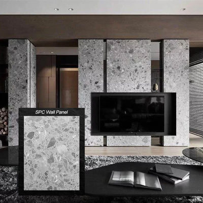 High Quality Spc Wall Panel Interior Wall Cladding 4mm Waterproof 0.1mm Non-scratch Fireproof Spc Wall Panel for Bathroom