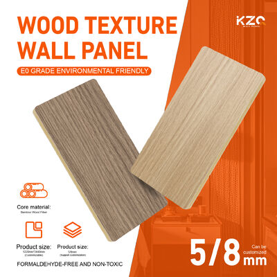 Custom OEM ODM Bamboo Charcoal Wood Veneer For Commercial Engineering Project Use