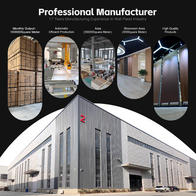 Factory Wholesale Bamboo Charcoal Wood Veneer Apple Store Style Decorative Metal Wall Panels