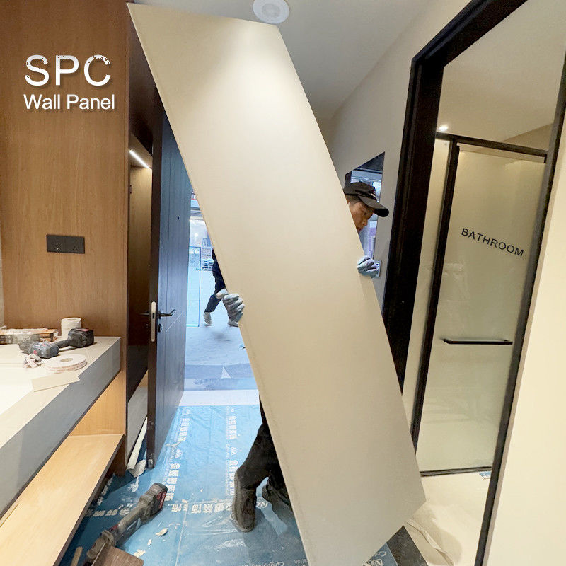 SPC Wall Panel  Waterproof Plastic Water Resistant Panels For Bathroom