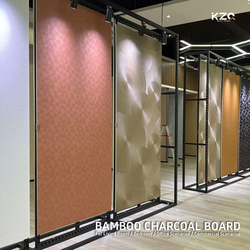 Custom OEM ODM Bamboo Charcoal Wood Veneer For Commercial Engineering Project Use
