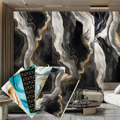 Pannello in legno impiallacciato in marmo in offerta speciale, impermeabile, resistente all'usura, ecologico, rivestimento per interni, parete di fondo del soggiorno