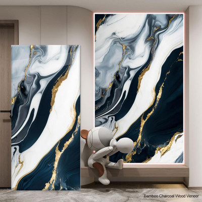 Pannelli in legno impiallacciato di marmo in vendita calda, impermeabili, resistenti all'usura, ecologici, pannelli decorativi per pareti interne per soggiorno