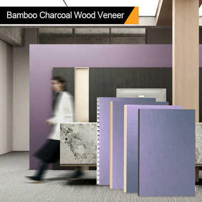 Nuovo design 8mm di bambù pannelli murali di carbone metallici pannelli murali resistenti al fuoco materiali di decorazione interna per sale espositive