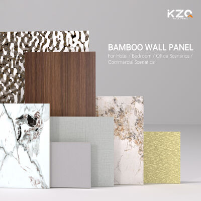 Nuovo pannello murario in bambù a prova di umidità impermeabile per la decorazione degli interni