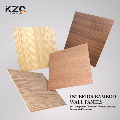 Pannello per interni in fogli di marmo impiallacciato in legno di carbone di bambù di moda per la decorazione dello sfondo della TV