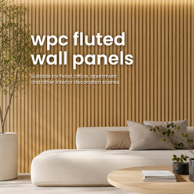 Pannello a parete WPC a prova di umidità e a prova di fuoco eco-compatibile per la decorazione interna