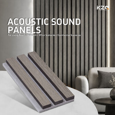 MDF Poliester Fibra di Legno Slate Assorbente Piastra insonorizzante Per Studio Casa Piano Room