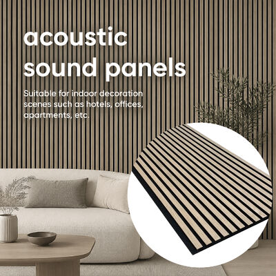 Pannelli acustici per il suono Materiale MDF Assorbimento del suono efficiente per il muro di fondo interno
