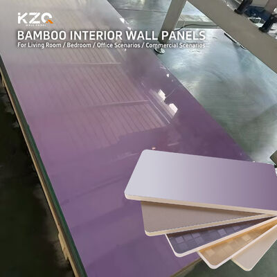 Pannello murale di nuovo design, pannello murale 3D in impiallacciatura di bambù e carbone di legno, pannello murale in PVC per ambienti commerciali
