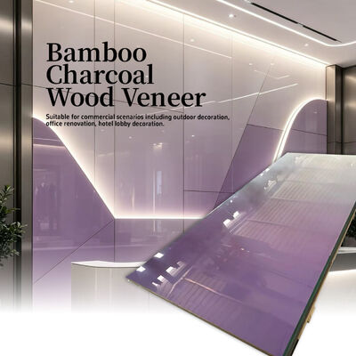 Fabbrica di rivestimento in legno di bambù in PET all'ingrosso 1220*2440*5/8mm Per la decorazione interna dei ristoranti