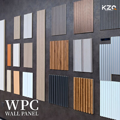Pannello murale in WPC monocolore supportato da OEM per la decorazione di camere da letto in appartamento