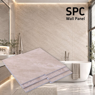 Pannello murale in pietra SPC OEM ODM di vendita all'ingrosso, pannello murale da bagno in cristallo per la decorazione domestica