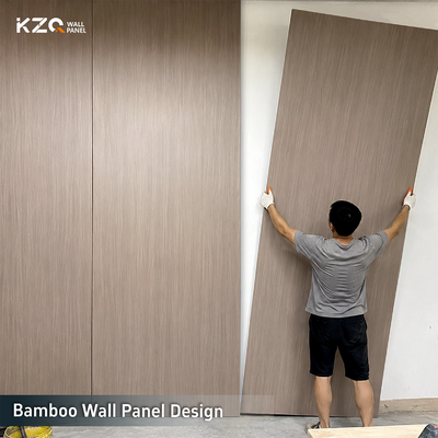 Pannello murale in PVC effetto legno ignifugo per progetti di ristrutturazione alberghiera